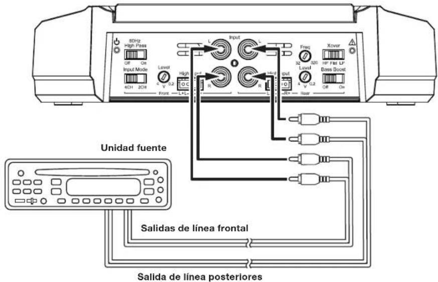 JBL GXA3001 - CONEXIONES DEL ALTAVOZ GX-A604 FUNCIONAMENTO EN 4 CANALES - 2