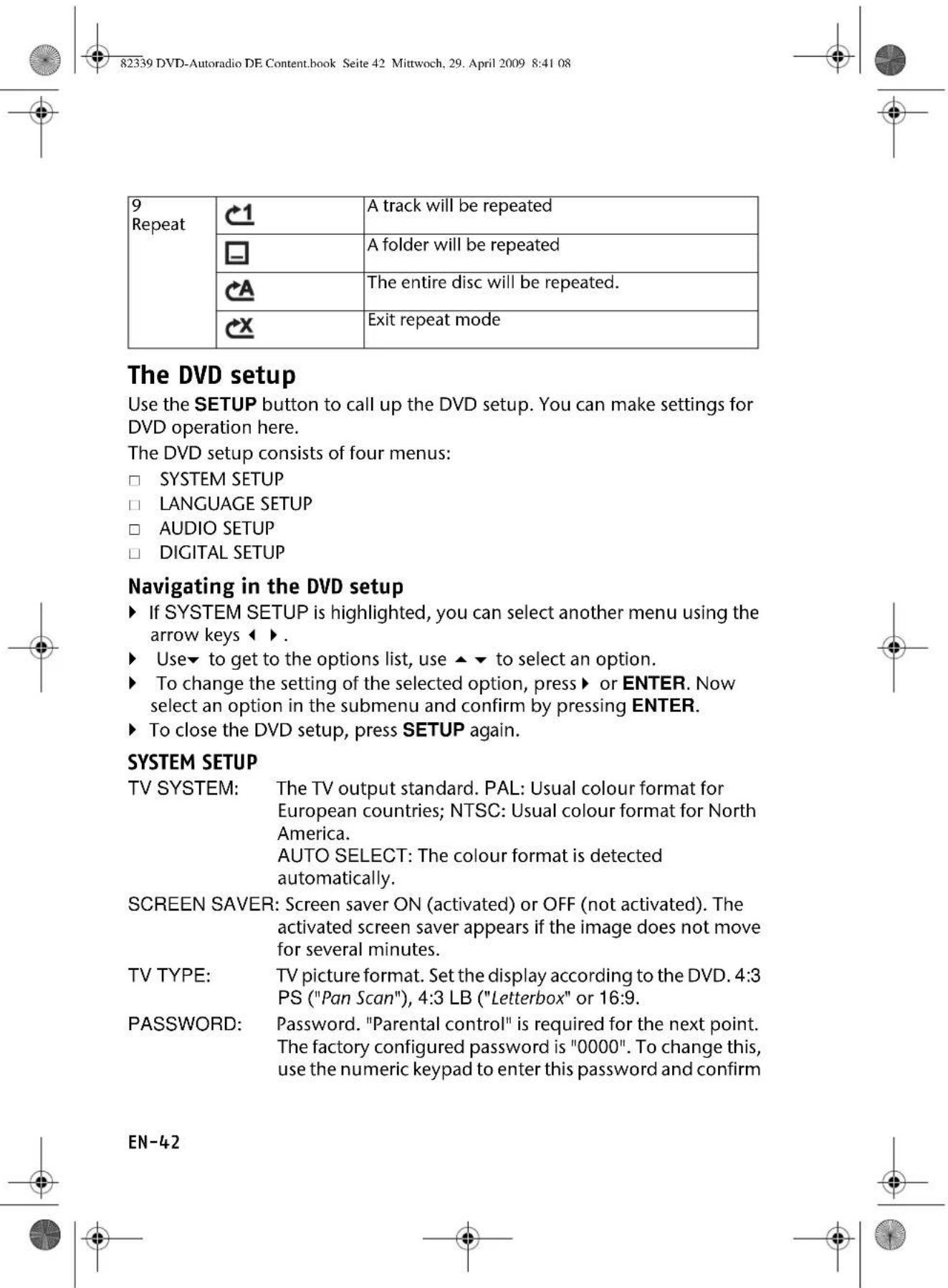MEDION P 62010 - Calling up playback information - 4