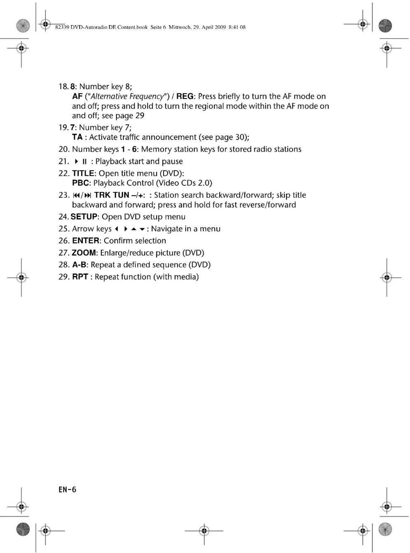 MEDION P 62010 - Remote control - 3