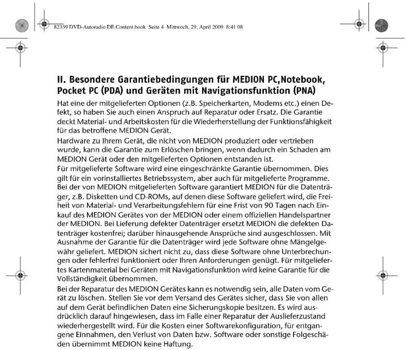 MEDION P 62010 - Service Hotline - 3