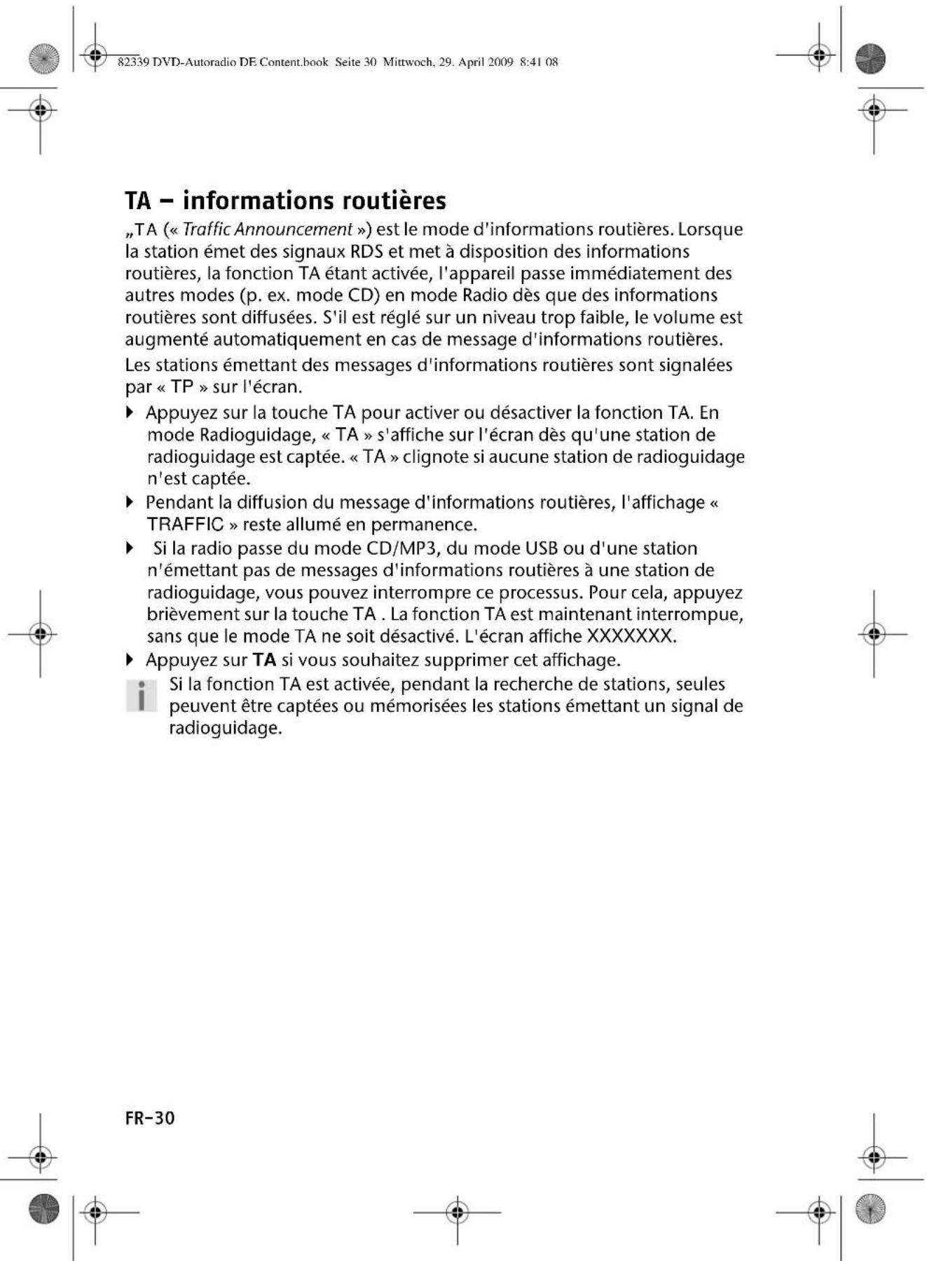 MEDION P 62010 - Mode Programmes régionaleux - 2