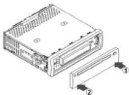 MEDION MD 81150 - Mise en place du panneau de commande - 1