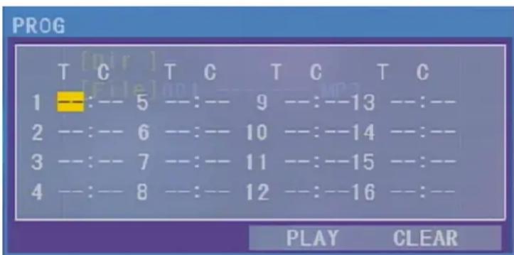 LENCO CS470DVD - Programma afspelen - 1