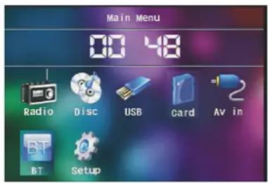 LENCO CS470DVD - Sélectionner le mode de fonction - 1