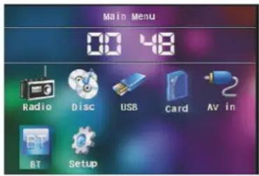 LENCO CS470DVD - Para seleccionar el modo de funciones - 1