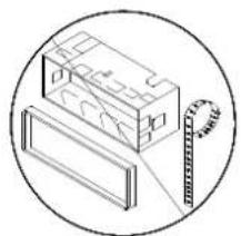 LENCO CS351 - DIN RÜCKSEITENEINBAU (Methode B) - 2