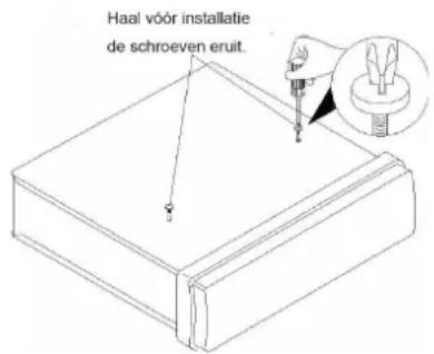 LENCO CS351 - HAAL VOOR INSTALLATIE DE SCHROEVEN ERUIT - 1