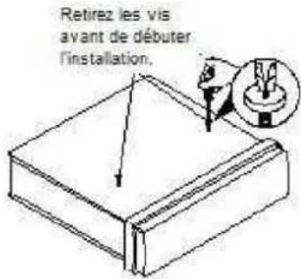 LENCO CS351 - Retirez les VIS avant l'installation - 1
