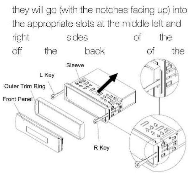 LENCO CS351 - DIN FRONTARONRFIRGARTMOUNT - 1