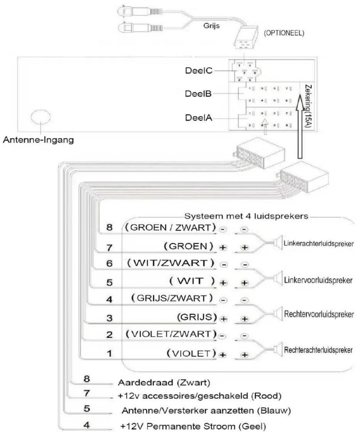 LENCO CS351 - ISO AANSLUITING - 1