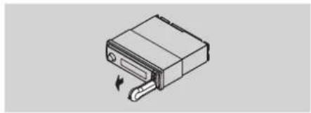 BLAUPUNKT Caracas 2010 U - Retrait du dispositif (cle) USB - 1