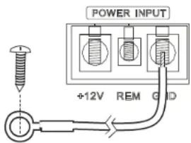 JENSEN Power 400.2 - Terminal a Tierra (GND) - 1