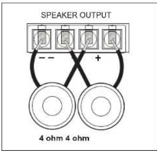 JENSEN Power 400.2 - Speaker Wiring - 1