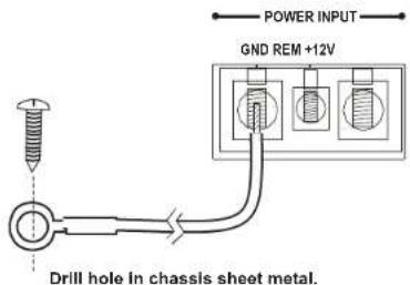 JENSEN Power 400.2 - Ground Terminal (GND) - 1