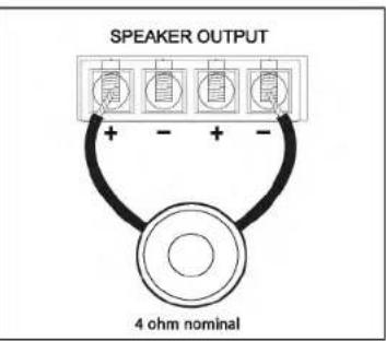 JENSEN Power 20001D - Speaker Wiring - 2
