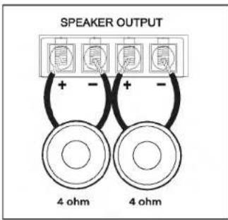 JENSEN Power 20001D - Speaker Wiring - 1