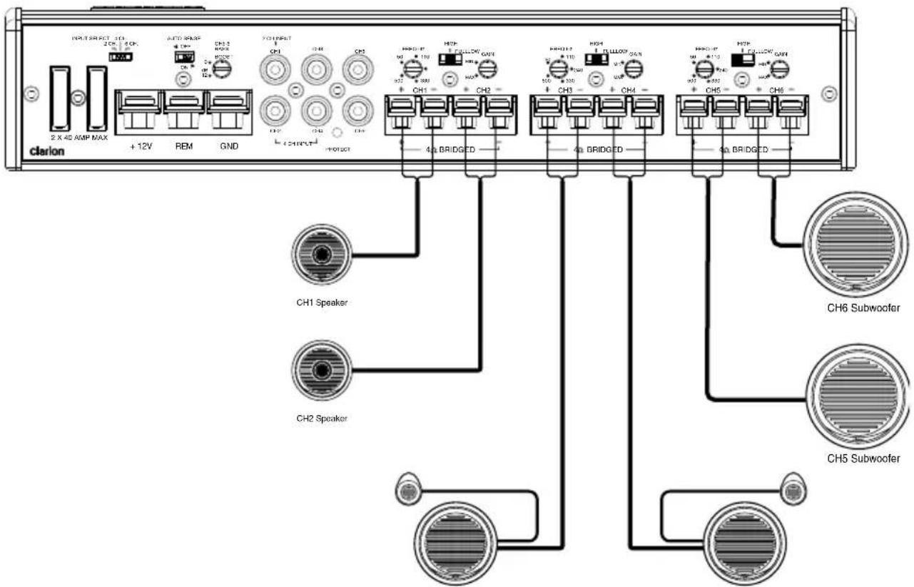CLARION XC6610 - 4-Channel High-Pass, 2-Channel Low-Pass - 1