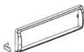 CLARION M303 - Desarmado del anillo de moldura - 2