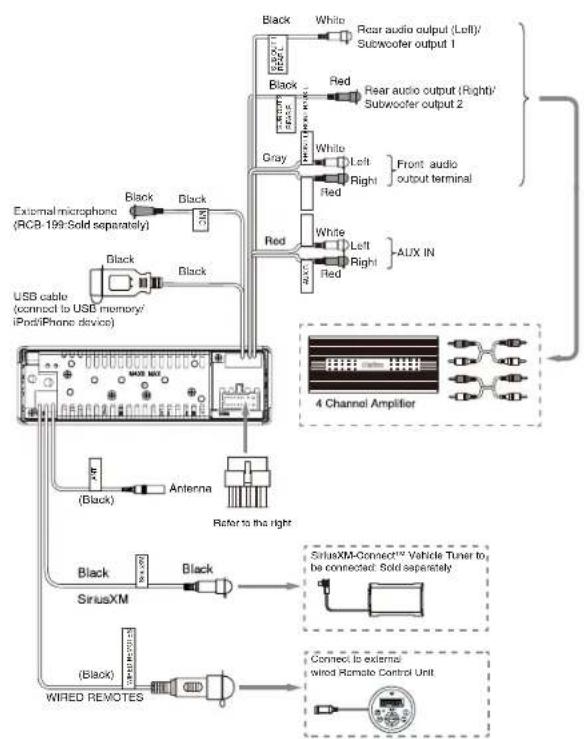 CLARION M303 - Disassemble the unit - 2