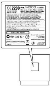 CLARION M303 - PRECAUCIONES GENERALES - 2