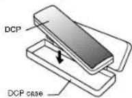 CLARION M303 - Storing the DCP in the DCP Case - 1