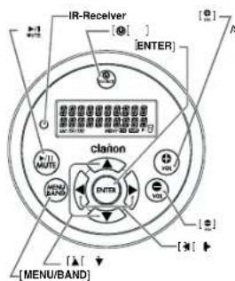 CLARION M303 - Note: - 1