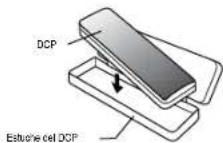 CLARION M303 - Guardar el DCP en el estuche del DCP - 1