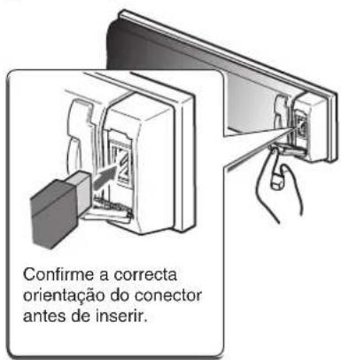 CLARION DXZ588RUSB - Ligando uma memória USB/aparelho MTP - 2
