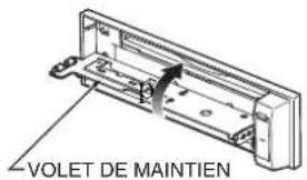 CLARION DXZ588RUSB - Retrait du clavier de commande amovible (DCP) - 3