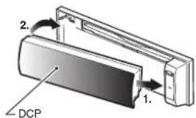 CLARION DXZ588RUSB - Attaching the DCP - 1