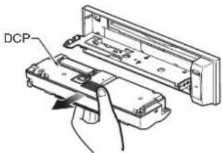 CLARION DXZ588RUSB - Rimozione del DCP. - 2