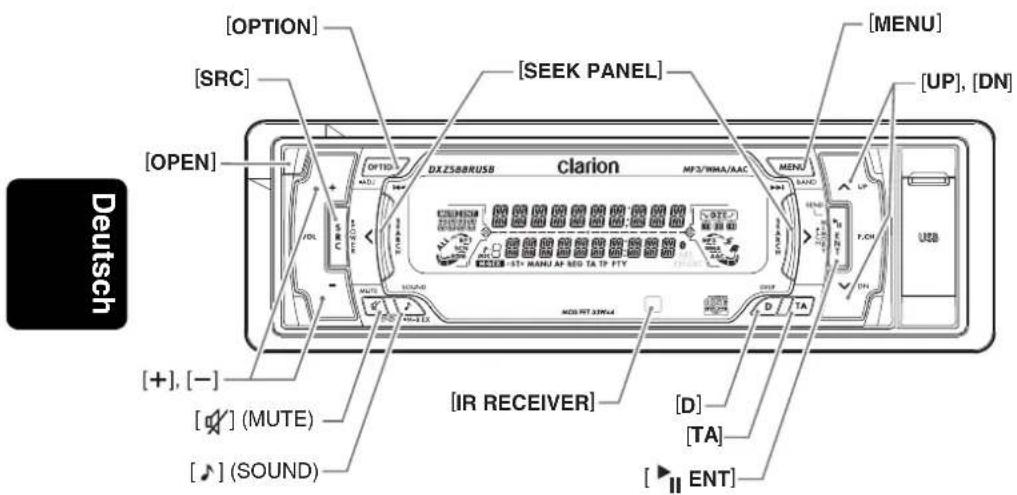CLARION DXZ588RUSB - Reinigung - 4