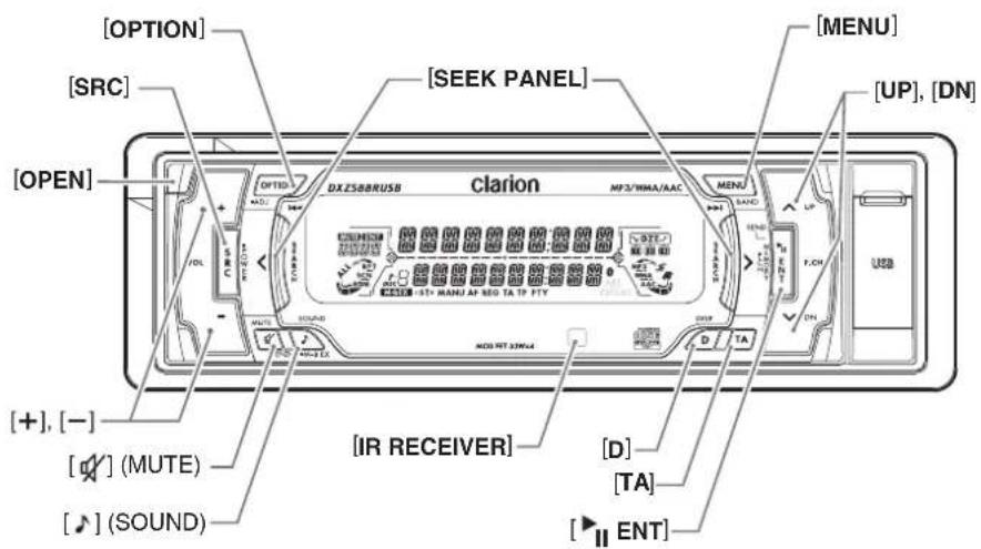 CLARION DXZ588RUSB - Rengöring - 3