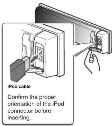 CLARION DXZ588RUSB - Select iPod mode - 1