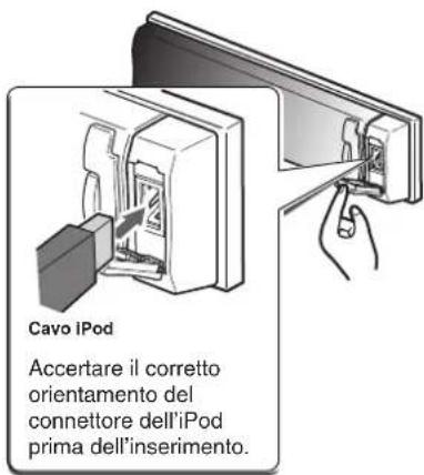 CLARION DXZ588RUSB - Selezione della modalità dell'iPod - 1