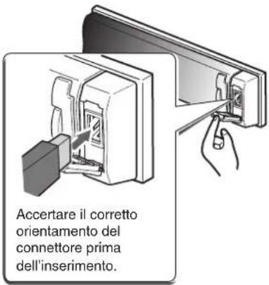 CLARION DXZ588RUSB - Collegamento di un dispositivo di memoria USB/MTP - 1
