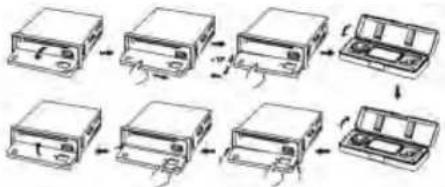 ROADSTAR RU400BT - ANBRINGEN DES FRONTBEDIENTEILS - 1