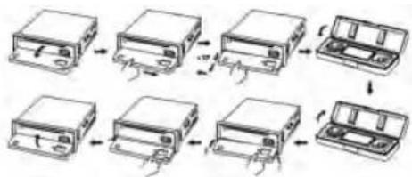 ROADSTAR RU400BT - INSERIMENTO DEL FRONTALINO - 1