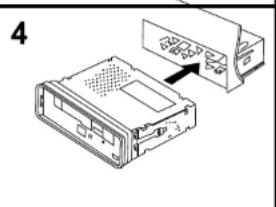 ROADSTAR RU260RC - Installation in the dashboard - 4