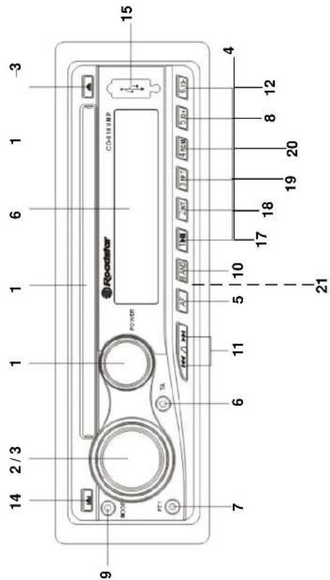 ROADSTAR CD810MP - MODALIDAD LECTOR MP3 - 1