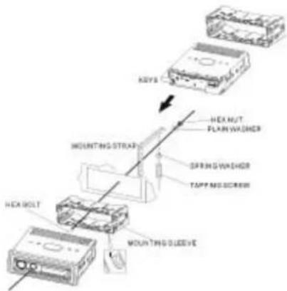 ROADSTAR CD810MP - MOUNTING EXAMPLE - 1