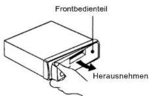 ROADSTAR CD810MP - ABNEHMEN DES FRONTBEDIENTELS - 1