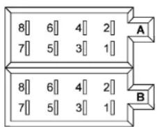 ROADSTAR CD810MP - COMNECTEURISO"BUILD-ININTEGRE - 1