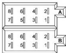 ROADSTAR CD810MP - CONNETTORE ISO - 1