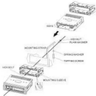 ROADSTAR CD815UMP - MOUNTING EXAMPLE - 1
