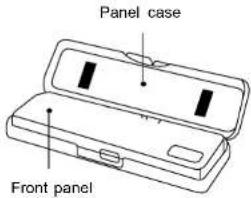 ROADSTAR CD815UMP - DETACHING THE FRONT PANEL - 3