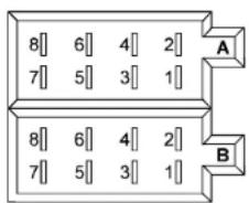 ROADSTAR CD815UMP - Comnecteur ISO "build-in"(integre) - 1