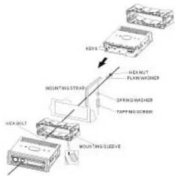 ROADSTAR CD770BT - MOUNTING EXAMPLE - 1
