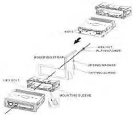 ROADSTAR CD770BT - EXAMPLEDEMONTAGE - 1