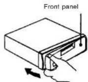 ROADSTAR CD770BT - ATTACHING THE FRONT PANEL - 2